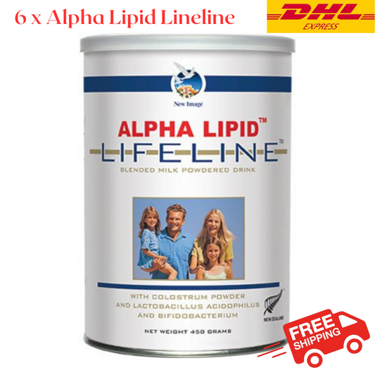 Alpha Lipid Lifeline Blended Milk Colostrum Powder (6 Cans)