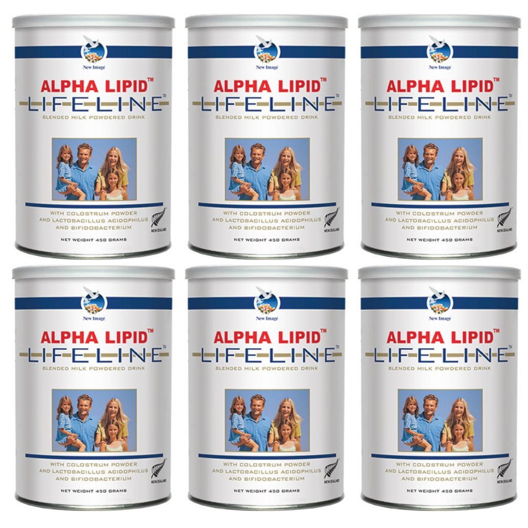 Alpha Lipid Lifeline Blended Milk Colostrum Powder (6 Cans)
