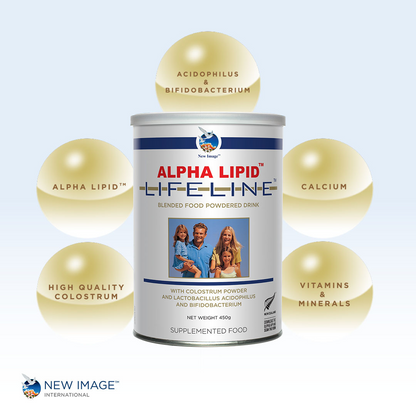 Alpha Lipid Lifeline Blended Milk Colostrum Powder (1 Can)
